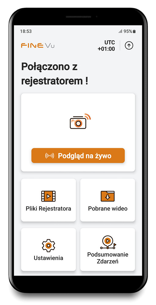 FineVu Polska - Wideorejestratory - Aktualizacje, pliki do pobrania - 6 FineVu - aplikacja Wi-Fi