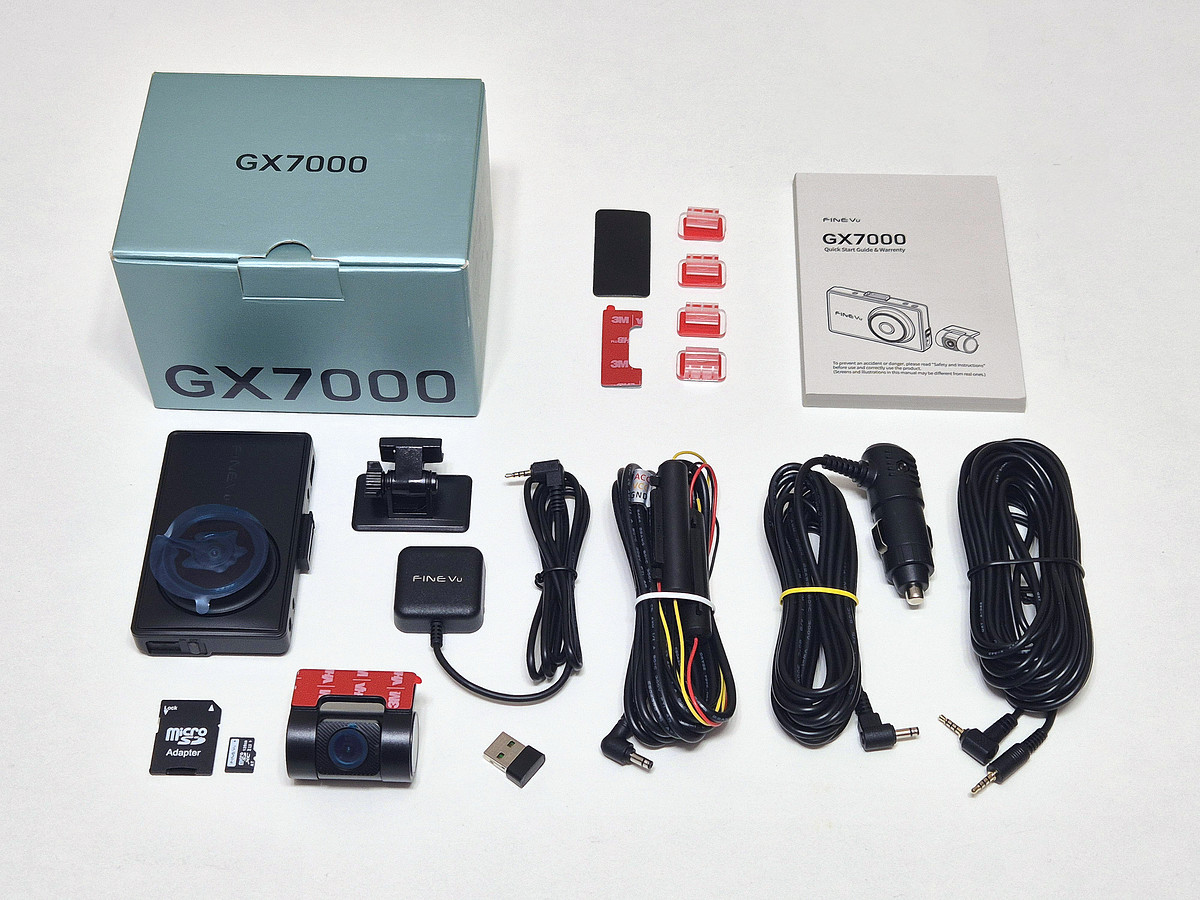 FineVu Polska - Wideorejestratory - FineVu GX7000 - 25 FineVu-GX7000-128GB-zestaw